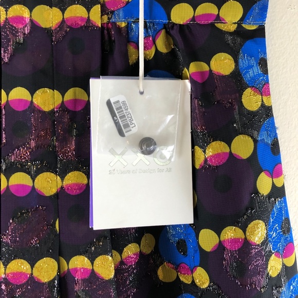 Anna Sui Target Metallic Circles Mini Dress NWT - Picture 5 of 8